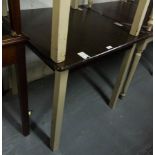 3 SQUARE TOP TABLES 80 X 80CM - SQUARE LEG