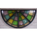 LEADED WINDOW FAN ARCH