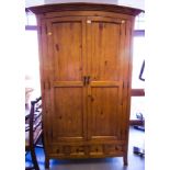 PINE 2 DOOR WARDROBE