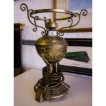 ORNATE BRASS TABLE LAMP AF