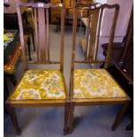 PAIR OF INLAID OCCASIONAL CHAIRS