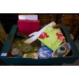 BOX OF DRESSING TABLE PIECES