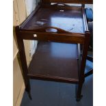 2 TIER TRAY TOP TROLLEY