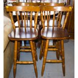 4 HIGH COUNTER STOOLS
