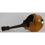 Washburn 2-point Brazilian Rosewood mandolin, circa 1925, model 1915, 23"l