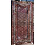 Persian Mir runner, 8'1" x 4'5"