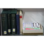 Extensive five volume mint collection of Japan, with vast majority never hinged, including 75-80 (no