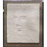 Frank Gallo (American, b. 1933), Gaze, 1977, cast paper, signed and dated lower left, overall (