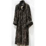 Faux fur coat retailed by Fendi, 53"l