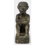 Ifugao, Philippines very small but well carved seated figurine (Bulul), perhaps representing a