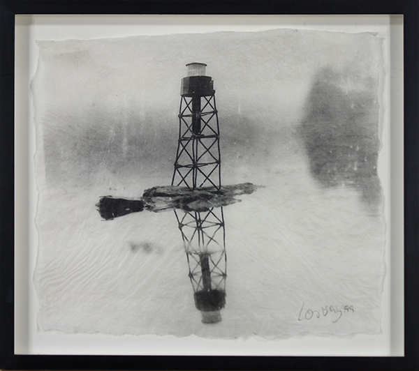 Lothar Osterburg (German, b. 1961), Lighthouse, 1999, photogravure on tissue, pencil signed and