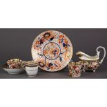 (lot of 6) Assembled English Derby Imari porcelain group late 18th / early 19th century, each having