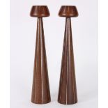 (lot of 2) Paul Evans (American, 1931-1987) for Designers Inc., New Hope, PA, turned walnut and