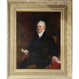 American School (19th/20th century), Portrait of a Politician, oil on canvas, unsigned, overall (