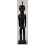 Tanzanian (Zigua) carved wood female maternity figure, 16.5"h. Provenance: Purchased 1998 From