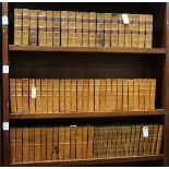 (lot of approx. 73) Three shelves of books including (19) volumes of Gentleman's Magazine, (39)