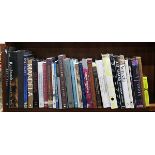 (lot of 31) One shelf of books, mostly relating to art, including Leonardo da Vinci, Rembrandt,