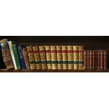 (lot of 38) Literature books: Thackery's Works by William Makepeace Thackery in ten volumes