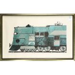 (lot of 3) Francisco Todo (Spanish, b. 1912) Airship/Train Car/Locomotive, lithographs in color,