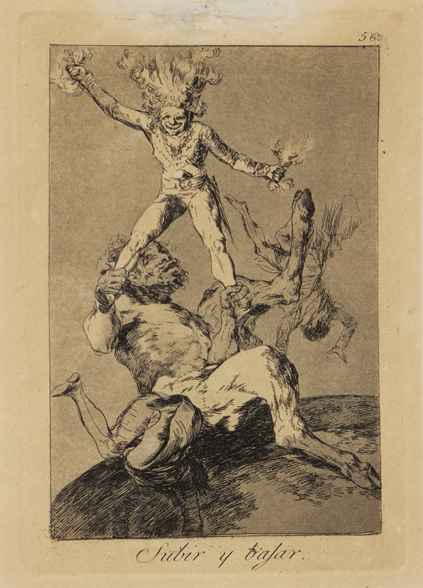 (lot of 4) After Francisco de Goya (Spanish, 1746-1828), "Subir y Bajar," "Aguarda que te - Bild 4 aus 4