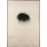 Stas Orlovski (Russian/American, b. 1969), "Hairball," 1996, charcoal on paper, unsigned, sheet: