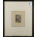 Pierre August Renoir (French, 1841-1919), Le Chapeau Epingle, 1894, etching, signed in plate lower