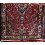 Persian Hamadan carpet, 4'5" x 7'4"