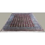 Afghan Turkoman carpet, 8'10" x 7'5"