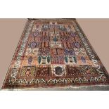 Persian Garden style Baktiari carpet, 7'8" x 11'4"