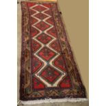 Persian Hamadan runner, 8'8" x 2'3"