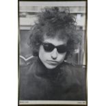 "Bob Dylan," 1965, offset poster, unsigned, overall (with frame): 36"h x 24.5"w