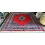 Persian Hamadan rug, 12'3" x 10'7"