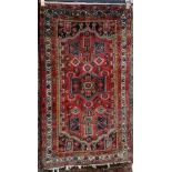 Persian Hamadan carpet, 2'6" x 4'6"