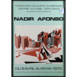 Nadir Afonso (Portuguese, 1920-2013), "Nadir Afonso - Du 8 Avril au 9 Mai 1970," 1970, Fondation