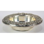 S. Kirk & Son sterling silver "Repoussé" pattern everted rim bowl, 2.75"h x 10"w, 13.99 troy oz.