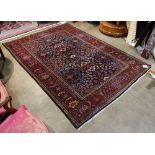 Persian Kurdish carpet, 9'9" x 7'