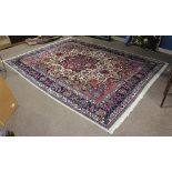 Persian Sarouk carpet, 12'6" x 9'6"
