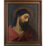 Joseph Malachy Kavanagh (Irish/French, 1856-1918), Portrait of Jesus, oil on canvas, signed lower