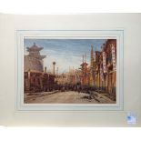 (lot of 13) European prints mostly depicting 19th century China: Edward Hildebrandt (German, 1818-