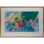 LeRoy Neiman (American, 1921-2012), Legends of Golf, 1997, offest lithographic poster, signed in ink