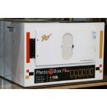 MK Digital Direct photo e Box product lighting system having a 13.5" x 10" platform, fluorescent,