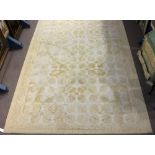 Exceptional V'Soske custom part silk palace sized carpet, 11'5" x 24'8"