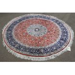 Sino Tabriz carpet, 6'1"diameter