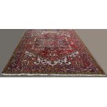 Persian Heriz carpet, 7'8" x 9'10"