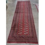 Pakistani Bokhara runner, 3'1''w x 12'5''l