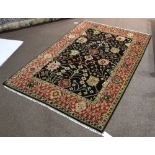 Turkish Angora Oushak carpet, 6'2" x 9'