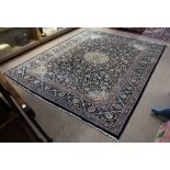 Persian Kashan carpet, 9'11" x 12'8"