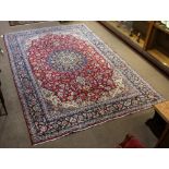 Persian Tabriz carpet, 9'6" x 14'1"