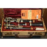 Rene Dumont de Luxe clarinet, in fitted case