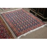 Antique Persian Senneh carpet, 4'6" x 6'